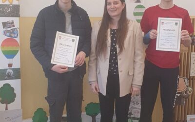 Osvojena prva dva mjesta na Županijskom natjecanju iz fizike!